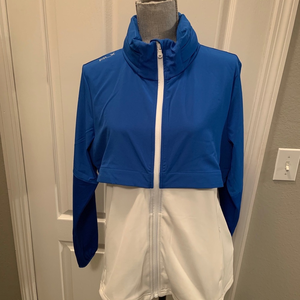 Ralph Lauren RLX ladies golf jacket size large w/packable hood - Picture 2 of 6